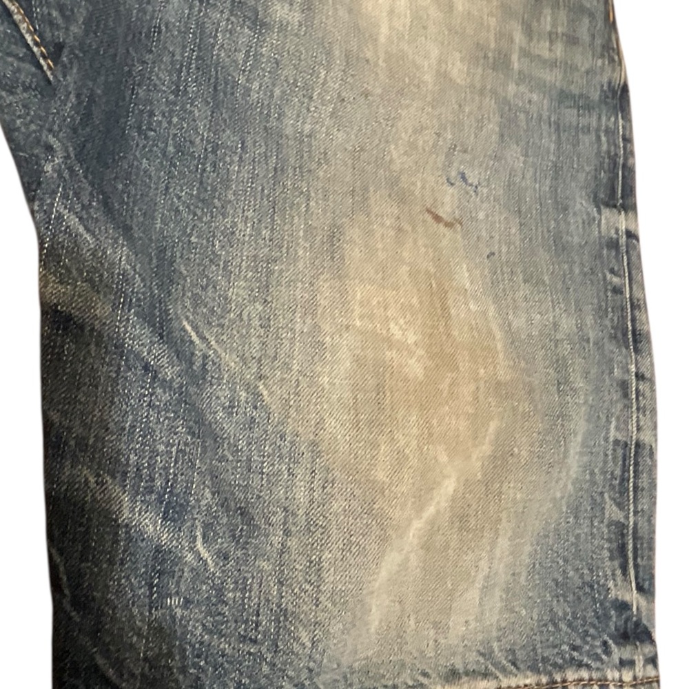 DSQUARED Faded Blue Jean Shorts - Picture 8 of 16